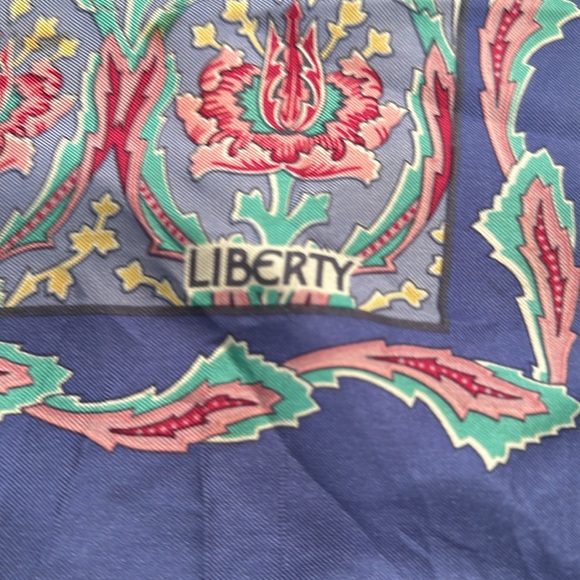 Liberty of London All Silk Scraf Floral Retails: $350 - Picture 2 of 5
